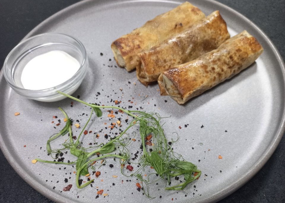 Блины с мясом