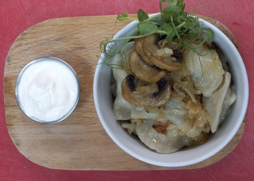 Вареники с картошкой и грибами